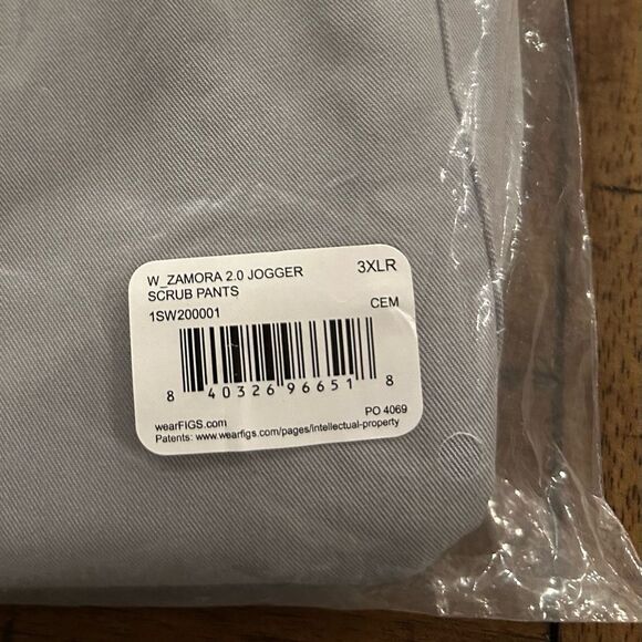 Figs Light Gray Women’s 2.0 Jogger Scrubs Size 3X New with tags MSRP 48.00 - Picture 6 of 13